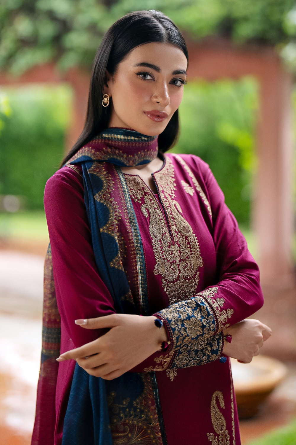 3pc Lawn Heavy Embroidered