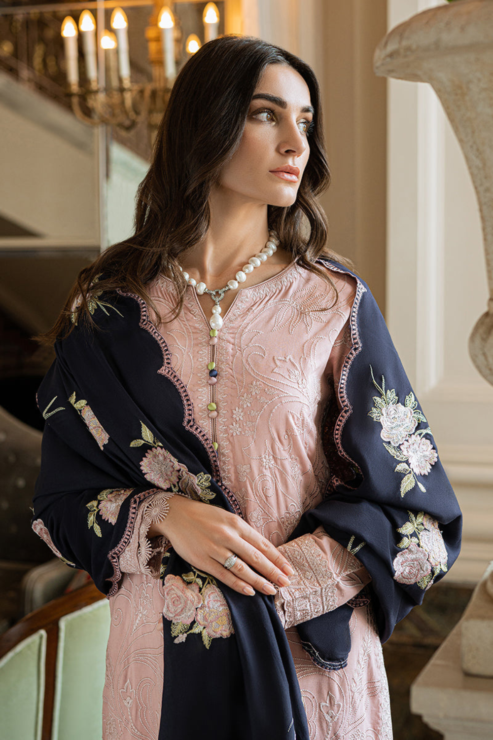 3pc Lawn Heavy Embroidered