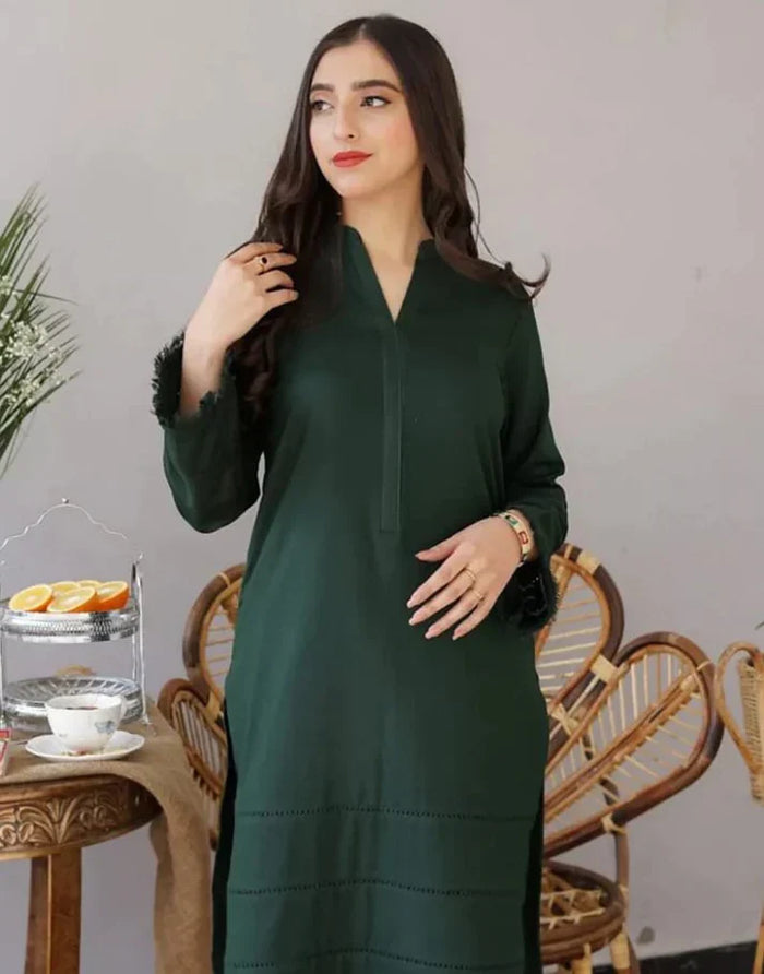 3PC Dhanak suit with Embroidered Shawll