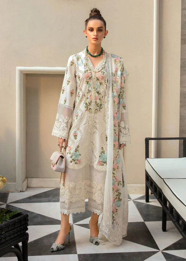 Unstitched Lawn ChickenKari Embroidered 3pc